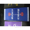 Custom Embroidery Clothing Gold Thread Woven Label for Garment